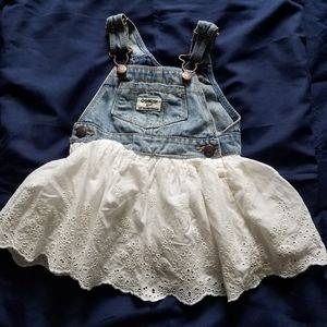 Beautiful Overall Skirt for Toddler
